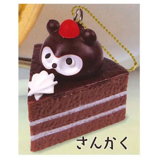 3A045『現貨』狸貓造型蛋糕吊飾P2 J.DREAM 扭蛋 轉蛋 