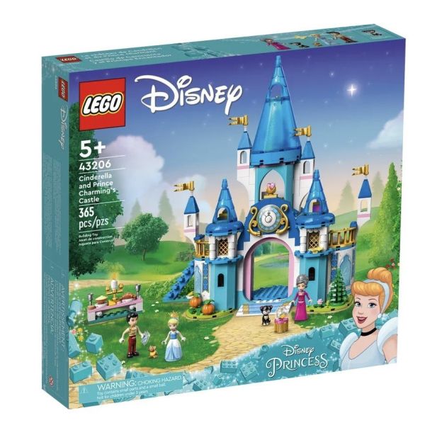 『現貨』LEGO 43206 Disney-灰姑娘和白馬王子的城堡 盒組 