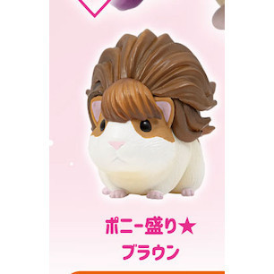 4A488『現貨』豐盈秀髮天竺鼠公仔 Qualia 扭蛋 轉蛋 