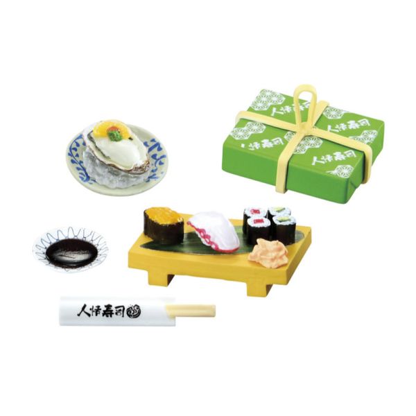 R214『現貨』嘿久等了!下町的人情壽司 RE-MENT 盒玩 