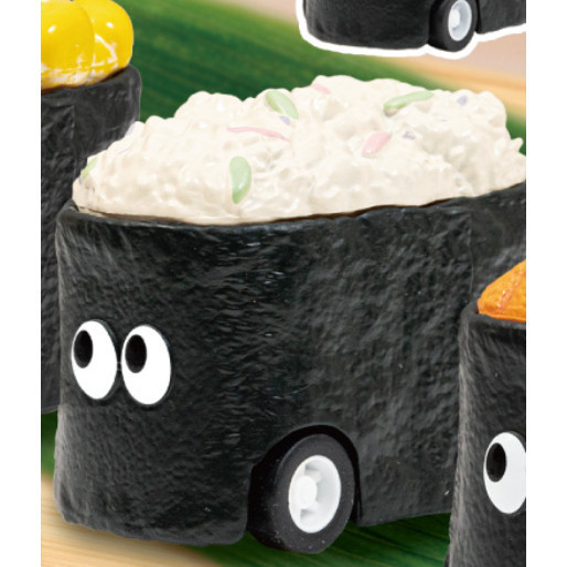 4A892『現貨』軍艦壽司迴力車 Qualia 扭蛋 轉蛋 