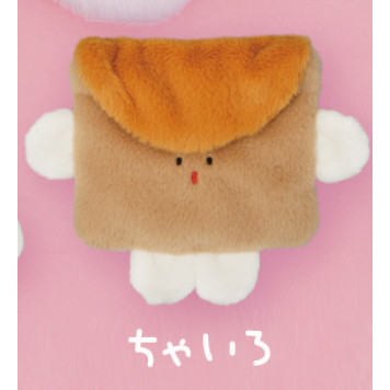 4A097『現貨』信封醬絨毛吊飾 Qualia 扭蛋 轉蛋 