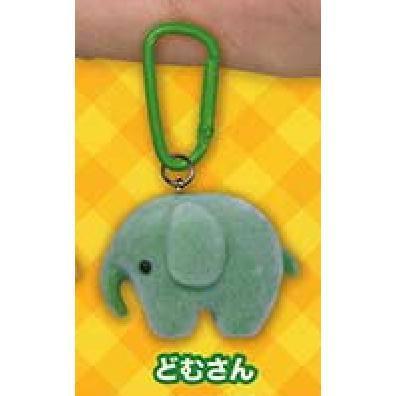 5A059『現貨』DOM DOM漢堡植絨大象鉤環   J.DREAM  扭蛋   轉蛋 