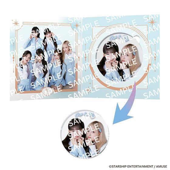 R255『現貨』IVE FROM STARSHIP ENTERTAINMENT WITH AMUSE杯墊 