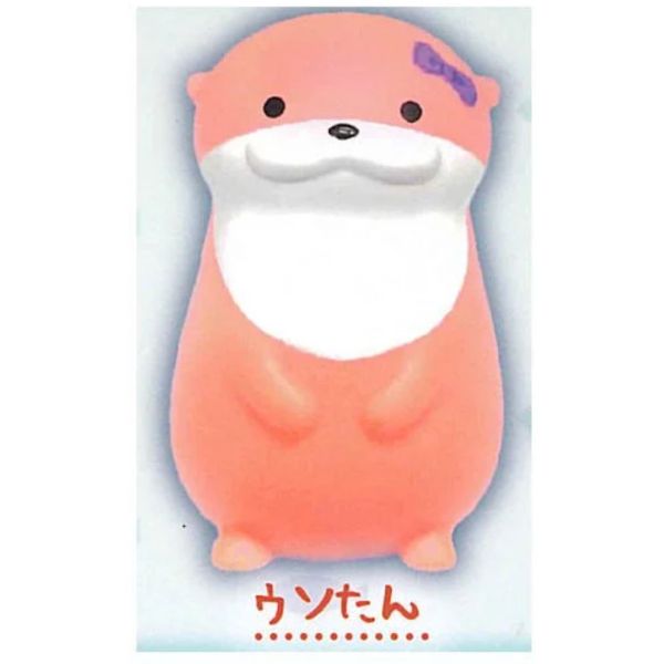 2A557『現貨』水獺軟膠公仔 AMUSE 扭蛋 轉蛋 