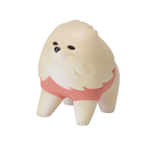 egb347『現貨』動物愛好系列-散步博美公仔 扭蛋 轉蛋 