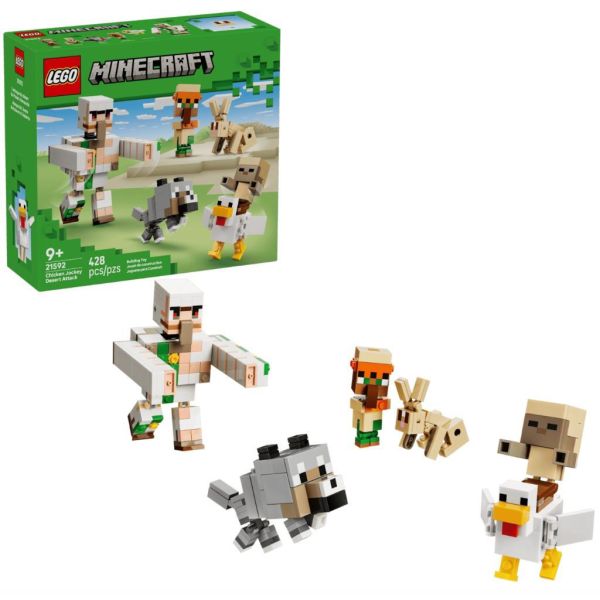 『現貨』  LEGO 21592	Minecraft-雞騎士的沙漠大進擊    盒組 