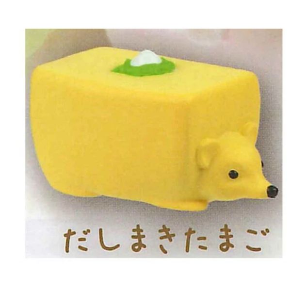 3A722『現貨』刺猬仿真料理 YELL 扭蛋 轉蛋 