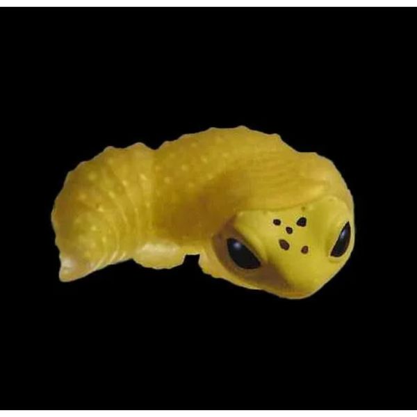 4A527『現貨』豹紋壁虎脫皮公仔 YELL 扭蛋 轉蛋 