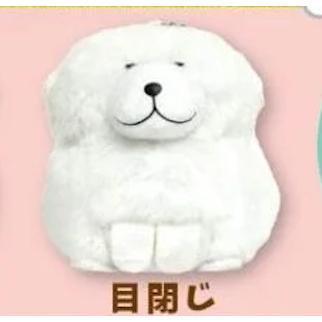 6A530『現貨』圓滾滾的大白熊犬玩偶吊飾  AMUSE 扭蛋   轉蛋 