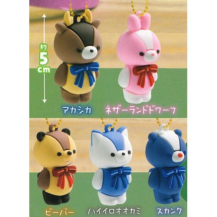 egb993『現貨』森林雜貨屋軟膠公仔吊飾 扭蛋 轉蛋 