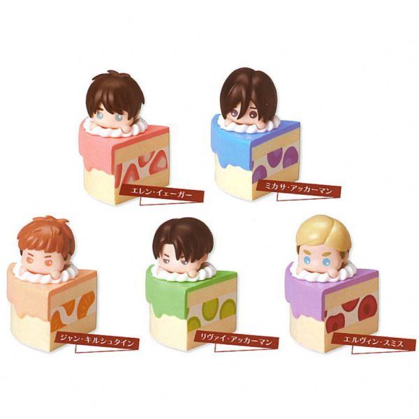 1A428『現貨』進擊的巨人 生日小蛋糕 Standstones 扭蛋 轉蛋 