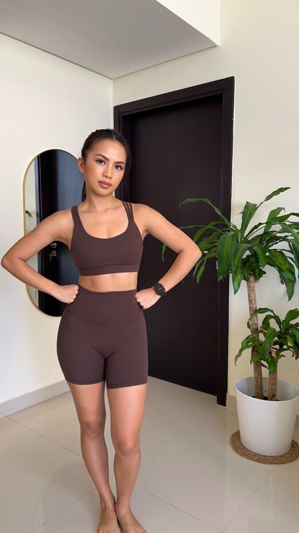 細肩美背四分褲套裝 