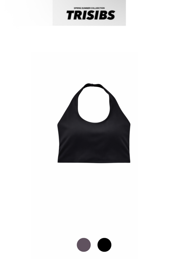 TRISIBS 掛脖露背運動內衣-固定胸墊 