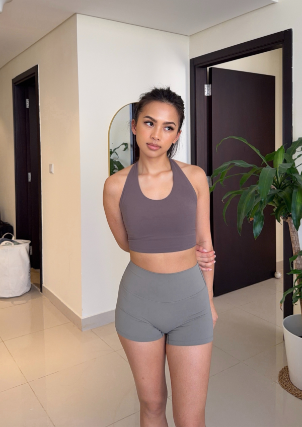 TRISIBS 掛脖露背運動內衣-固定胸墊 