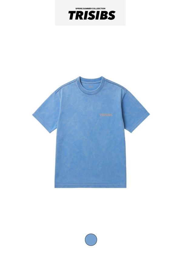 TRISIBS- 夏季水彩筆觸水洗短袖T 