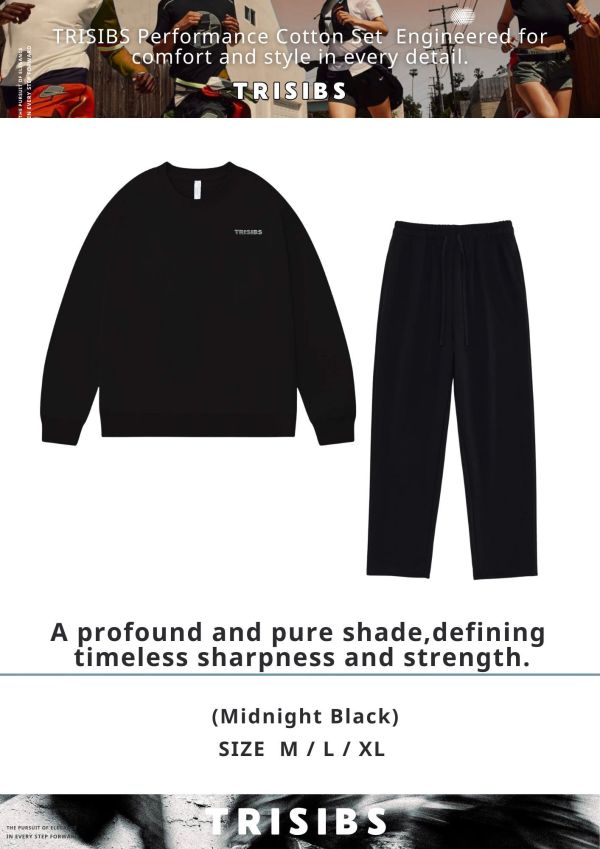 高階休閒運動服套裝｜寬口修飾腿型日常訓練服 