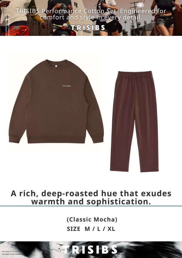 高階休閒運動服套裝｜寬口修飾腿型日常訓練服 