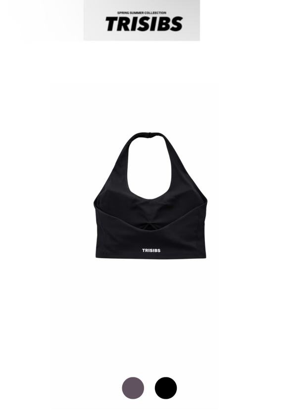 TRISIBS 掛脖露背運動內衣-固定胸墊 