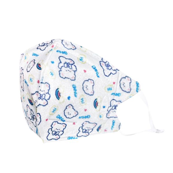 AOK兒童立體醫用口罩(白熊/25入) 