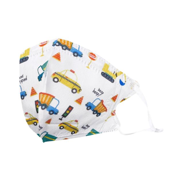 AOK兒童立體醫用口罩(車車/25入) 