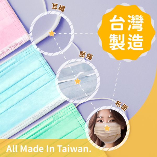 銀貝貝兒童平面醫用口罩 