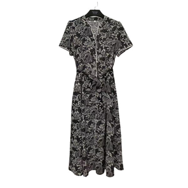 印花戰服洋裝W5003E 