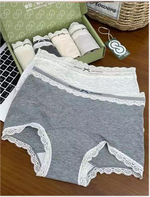 法式宮廷風益生菌10A彩棉平角褲GZ0021 