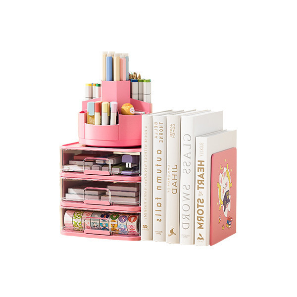 【貓太子】三合一收納筆筒 