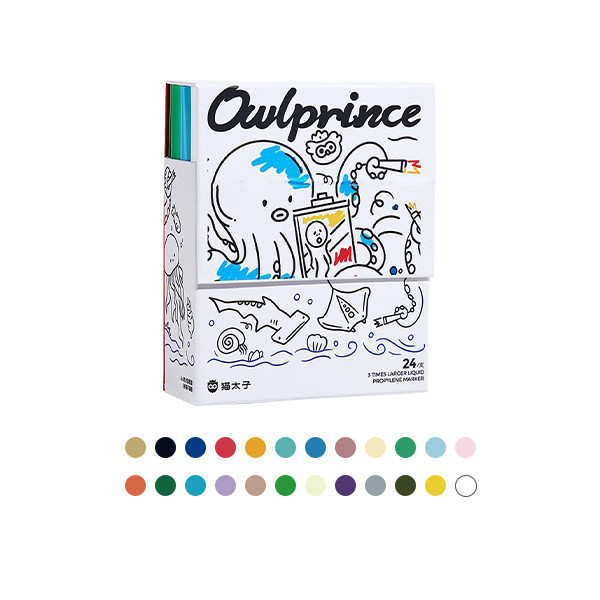 【貓太子】直液式丙烯馬克筆 