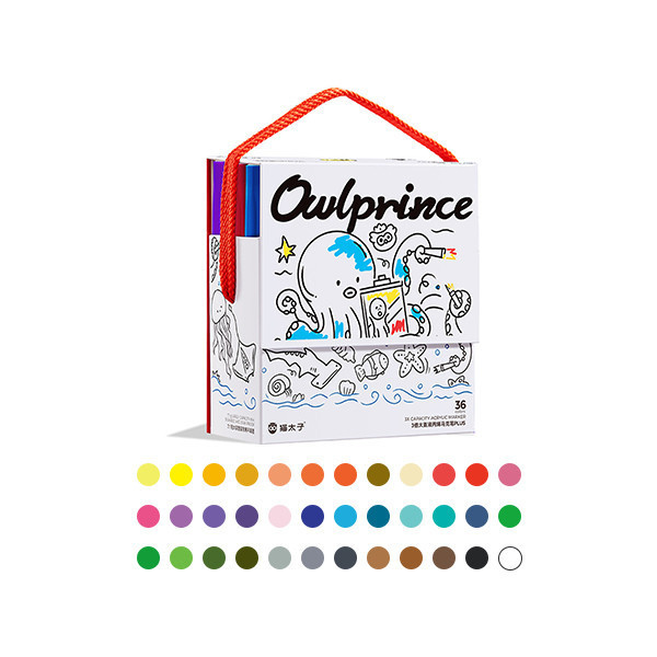 【貓太子】直液式丙烯馬克筆 