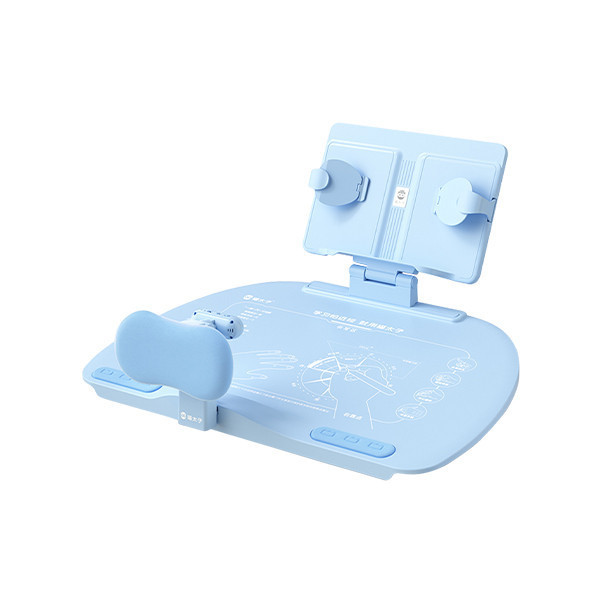 【貓太子】坐姿衛士黃金12°五維正姿學習台PLUS_燈光語音款 