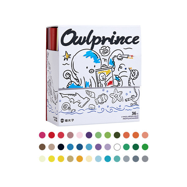 【貓太子】直液式丙烯馬克筆 