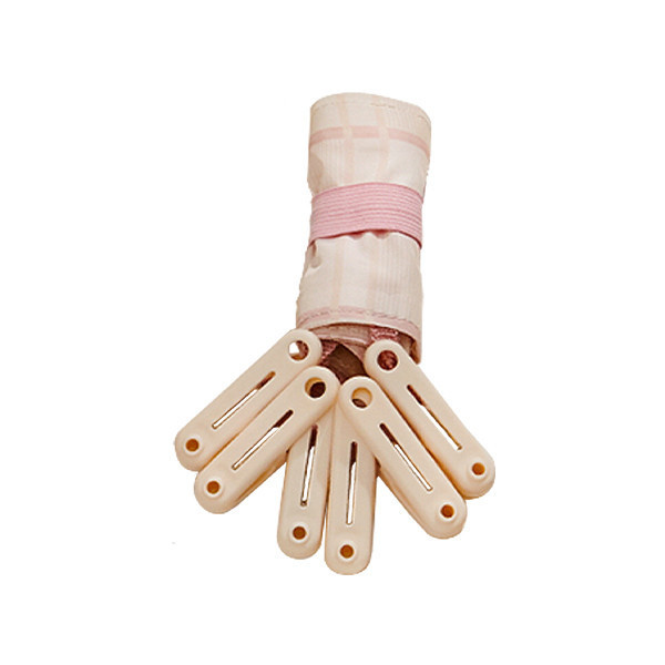 【ecoco】便攜布藝晾衣夾 