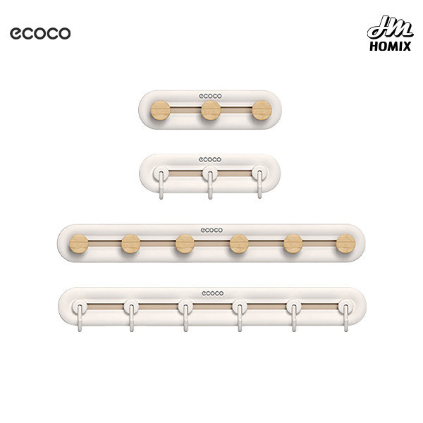 【ecoco】可滑動免釘掛勾 