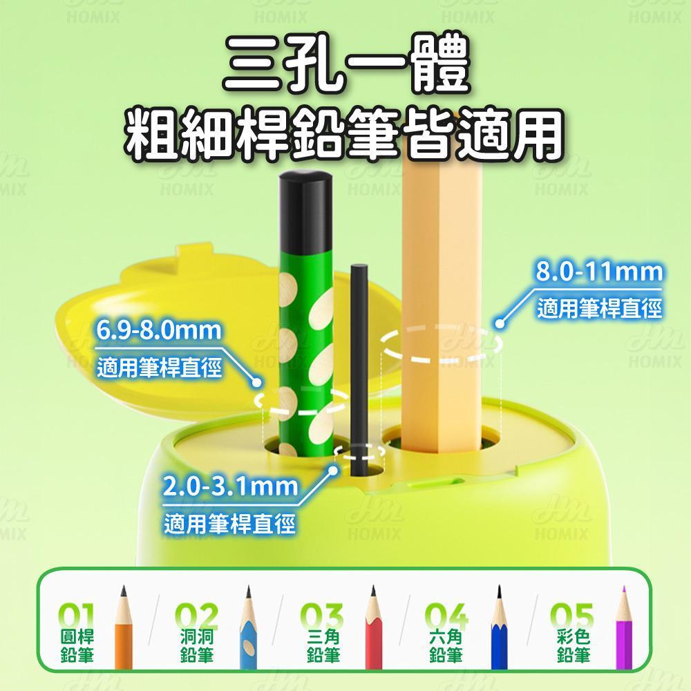 自帶三孔粗細筆通用