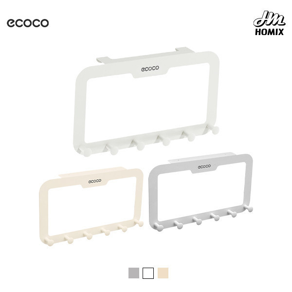 【ecoco】免釘無痕門後掛勾 