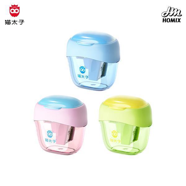 【貓太子】三孔捲筆刀 貓太子,削鉛筆機,削筆器,捲筆刀,三孔削筆器,三孔捲筆刀,鉛筆削筆器,削鉛筆器,學生文具,兒童削筆器,集屑削筆器,文具用品