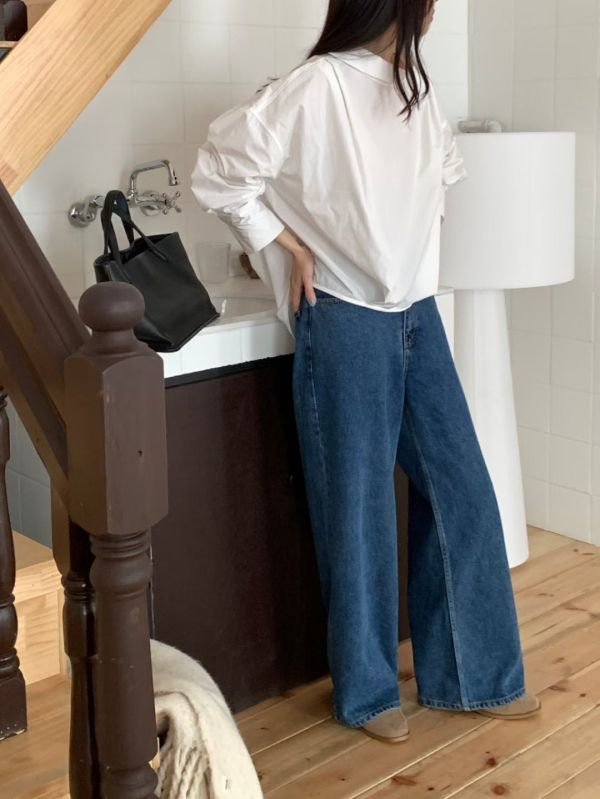 日系質感立領簡約襯衫 長袖襯衫 立領,襯衫,長袖,尼龍,風衣,上衣,女裝