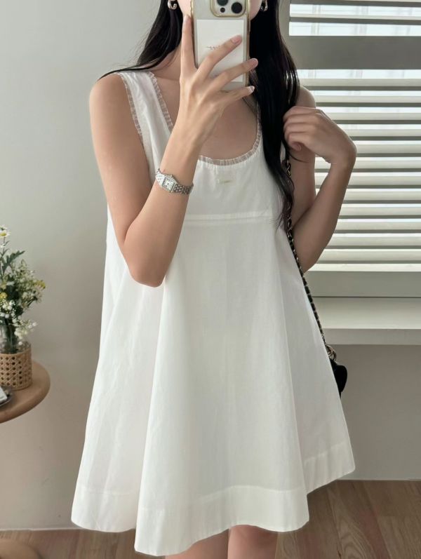 (現貨)【TIZZI】俏麗無袖短洋裝 洋裝,TIZZI,正韓,短洋裝,無袖