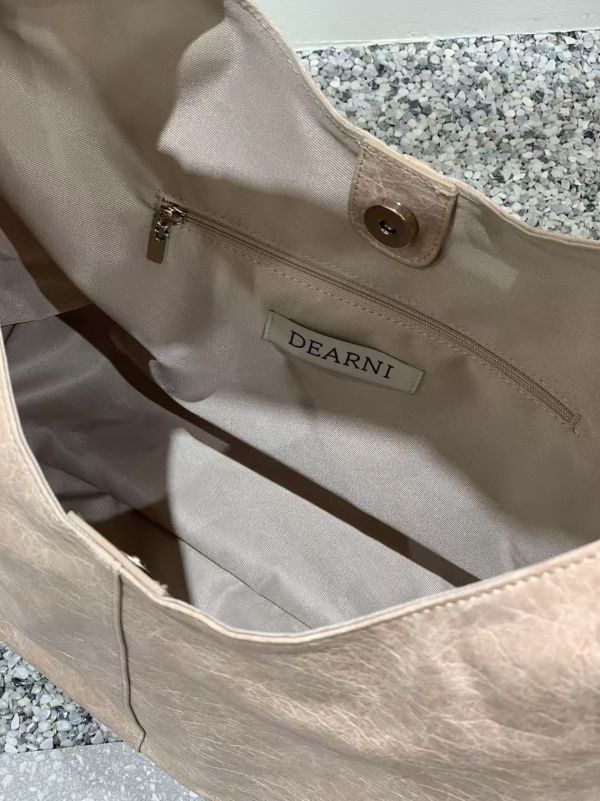 【DEARNI】個性質感超大容量通勤包 單肩包 大學生包 肩背包 肩背包,水桶包,包袱,水餃包,大容量,韓國