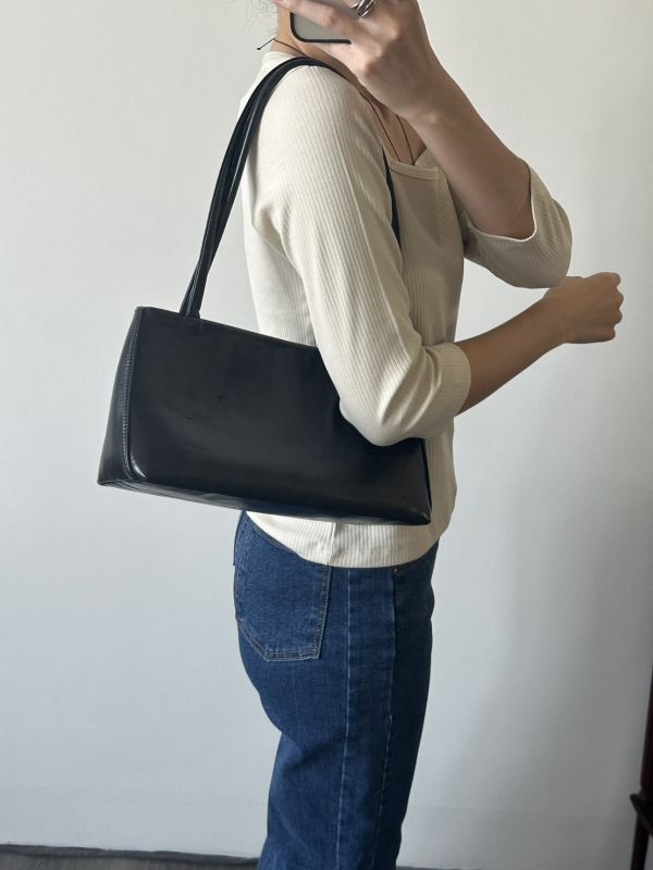 【Dearni】超美PU梯形單肩包 可放長夾 手提包 腋下包 單肩包,肩背包,方包,銀色包,梯形包