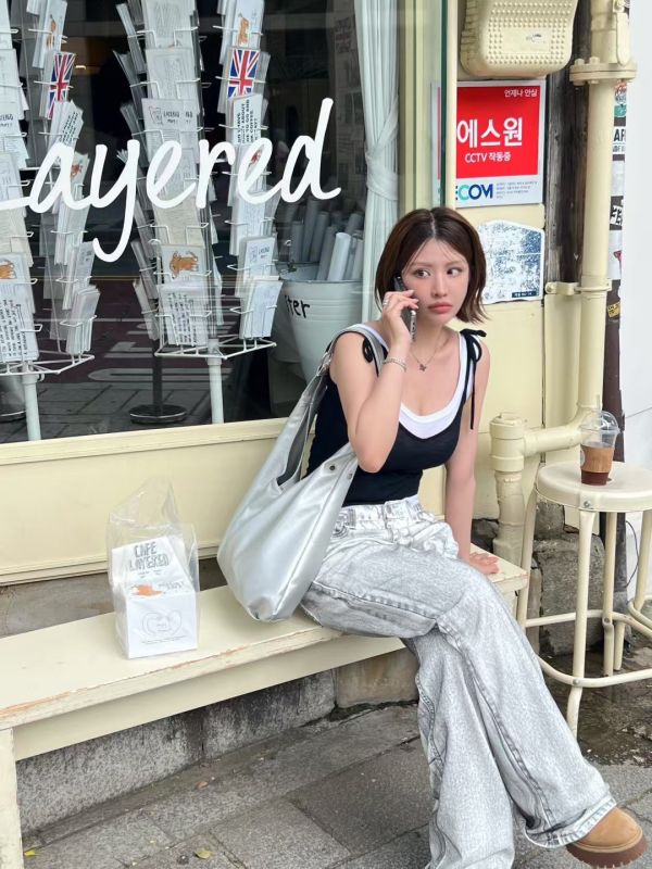 單肩斜跨兩用質感肩背包托特包 單肩包,托特包,大容量包包