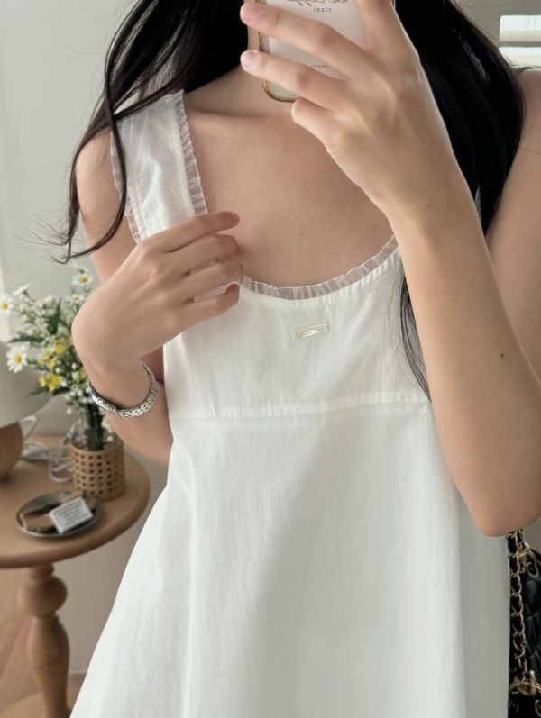 (現貨)【TIZZI】俏麗無袖短洋裝 洋裝,TIZZI,正韓,短洋裝,無袖