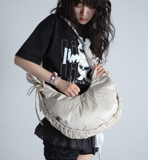 LIMELIKE 甜鹽系蝴蝶結腋下包 雲朵花結肩背包 輕量側背包 