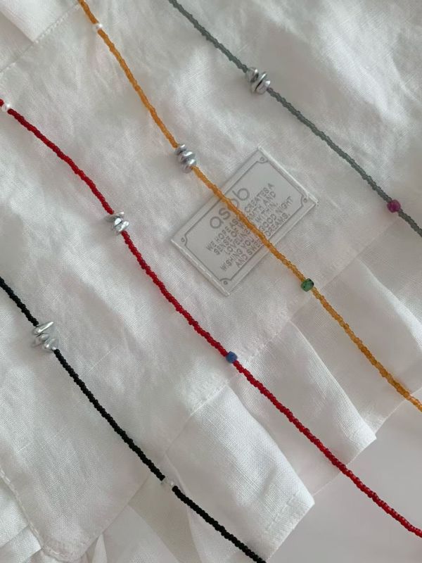 【三語之繫 Trio Whisper】彩色手工串珠項鍊 串珠項鍊,手工串珠,彩色串珠,頸鍊