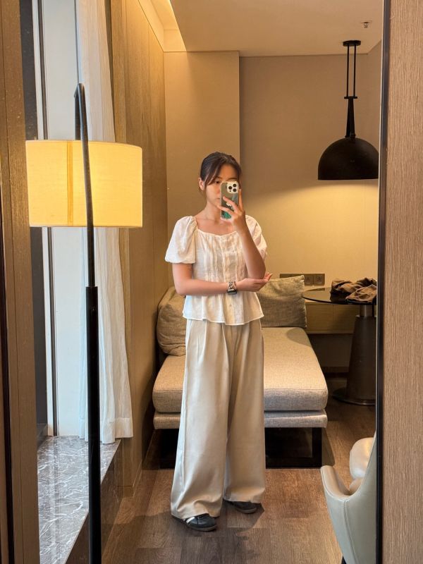 質感打摺垂墜顯瘦修身西裝長褲 西裝褲,西裝長褲,長褲,顯瘦,寬褲