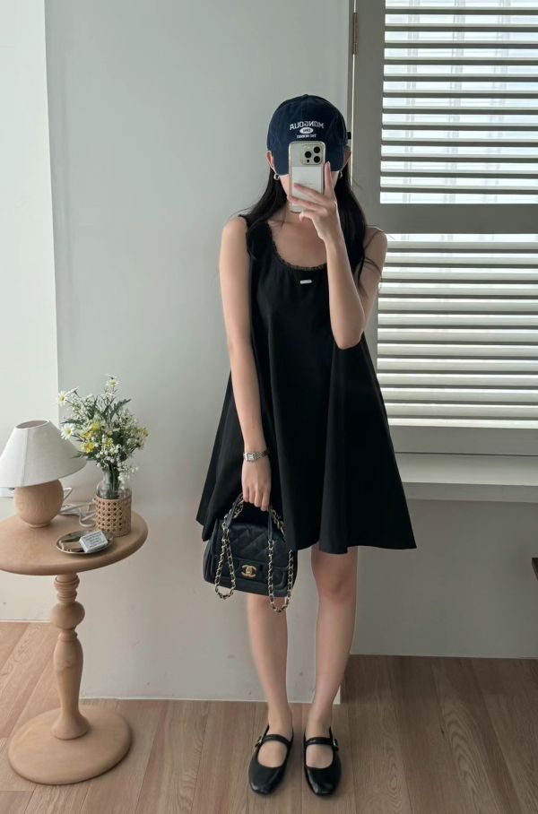 (現貨)【TIZZI】俏麗無袖短洋裝 洋裝,TIZZI,正韓,短洋裝,無袖