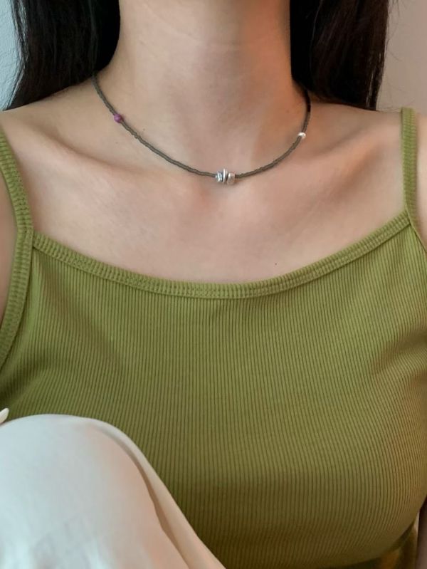 【三語之繫 Trio Whisper】彩色手工串珠項鍊 串珠項鍊,手工串珠,彩色串珠,頸鍊