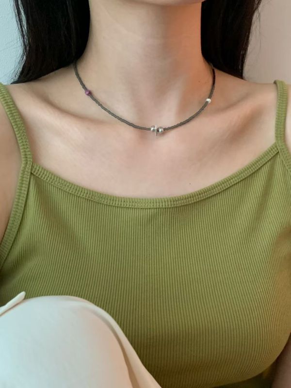 【三語之繫 Trio Whisper】彩色手工串珠項鍊 串珠項鍊,手工串珠,彩色串珠,頸鍊